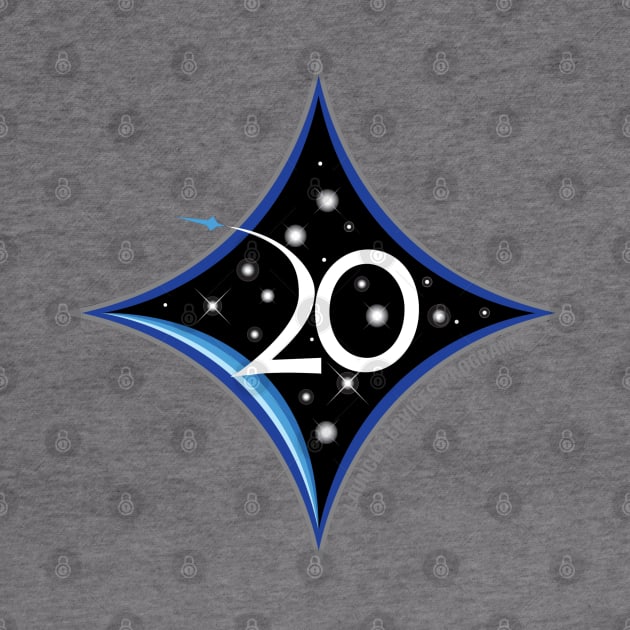 Launch Services Program 20th Anniversary Logo by Spacestuffplus